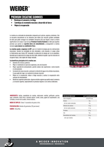 PREMIUM CREATINE GUMMIES (WEIDER)