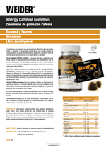 ENERGY CAFFEINE GUMMIES (WEIDER)