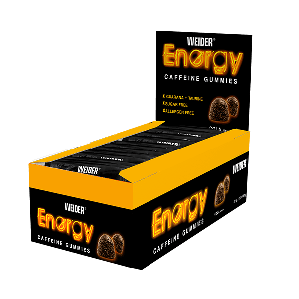 ENERGY CAFFEINE GUMMIES (WEIDER)
