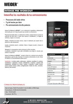 INTENSE PRE-WORK OUT (WEIDER)