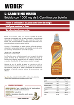 L-CARNITINE WATER (WEIDER)