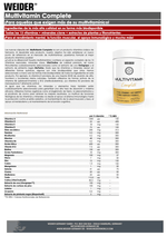 MULTIVITAMIN COMPLEX (WEIDER)