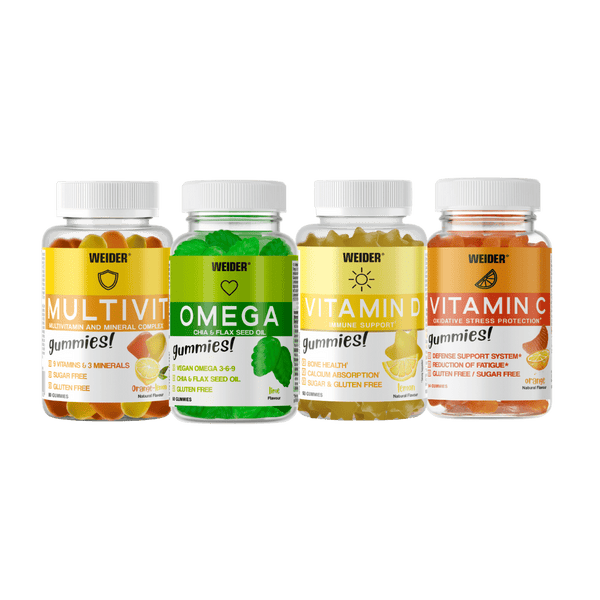 PACK MIX VITAMIN GUMMIES (WEIDER)
