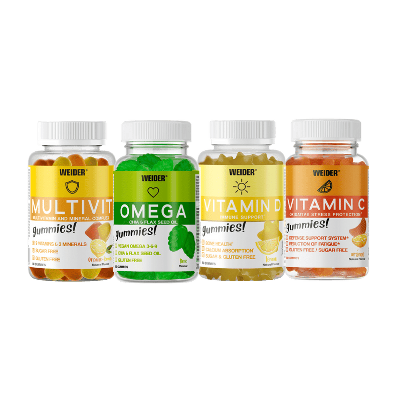PACK MIX VITAMIN GUMMIES (WEIDER)