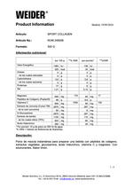 SPORT COLÁGENO (WEIDER)