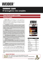 THERMO CAPS (WEIDER)