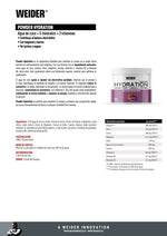 POWDER HYDRATION (WEIDER)