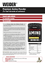 PREMIUM AMINO POWDER (WEIDER)