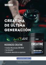 MICRONIZED CREATINE 200 MESH (WEIDER)